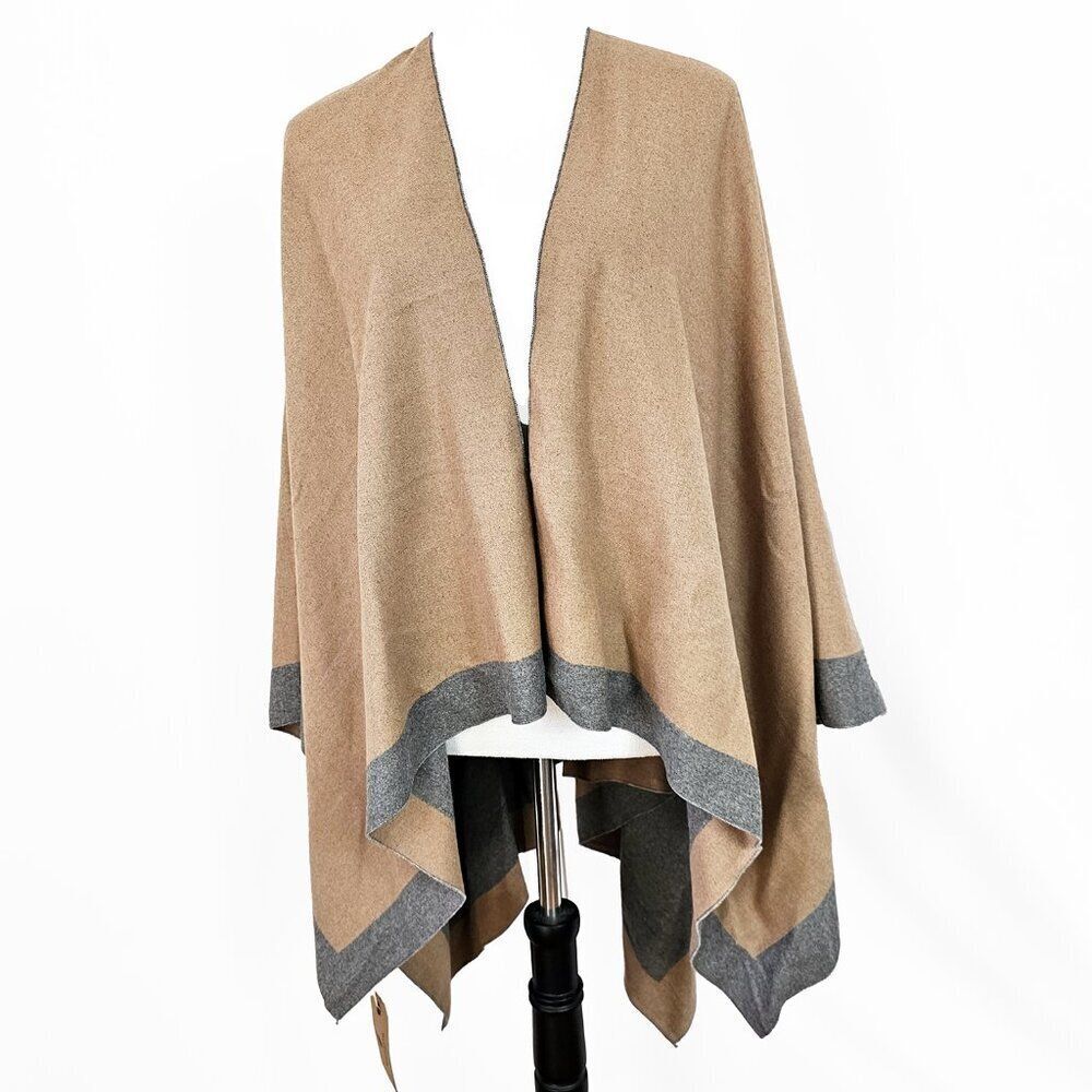 Melifluos Women's Shawl Wrap Poncho Ruana Cape Cardigan Sweater Open Front